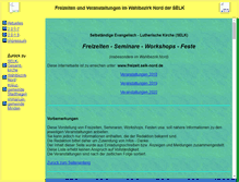Tablet Screenshot of freizeit.selk-nord.de